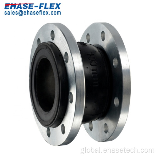 Rubber Compensator Steel Bellows Single Sphere Rubber Joint With Flange Connection Supplier